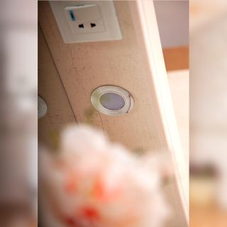 Зеркало с подсветкой Бриклаер Кантри 4627125413599 45 см бежевый дуб прованс